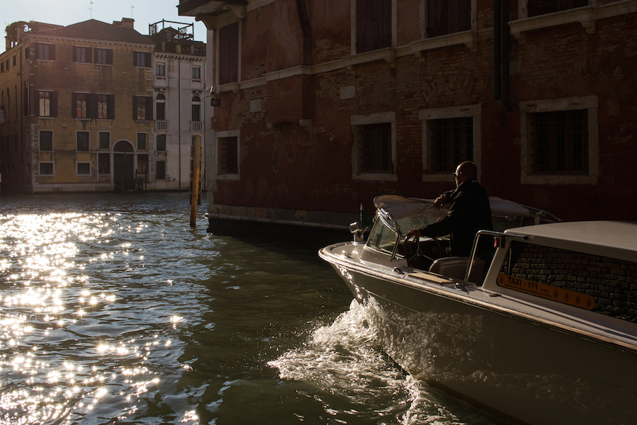 Taxi in Venice